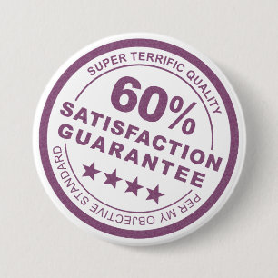 Badge Rond 7,6 Cm Garantie personnelle