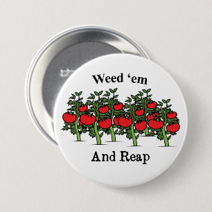 Badge Rond 7,6 Cm Gardener Funny Les Mauvais Météo Et Les Faire Fu