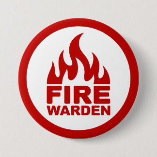 Badge Rond 7,6 Cm Gardien des incendies