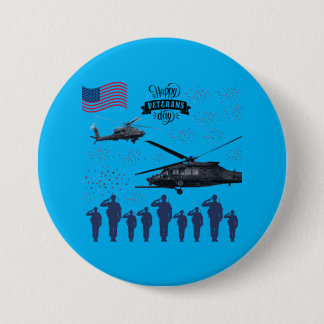 Badge Rond 7,6 Cm Gardiens de la liberté azur