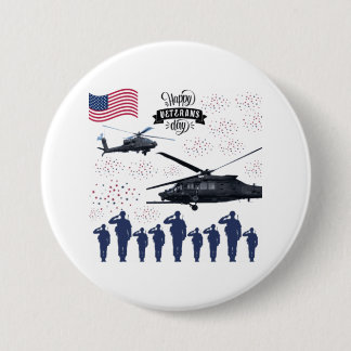 Badge Rond 7,6 Cm Gardiens de la liberté blanc