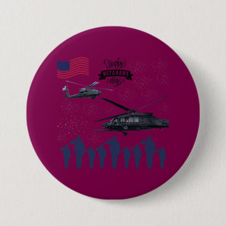 Badge Rond 7,6 Cm Gardiens de la liberté magenta