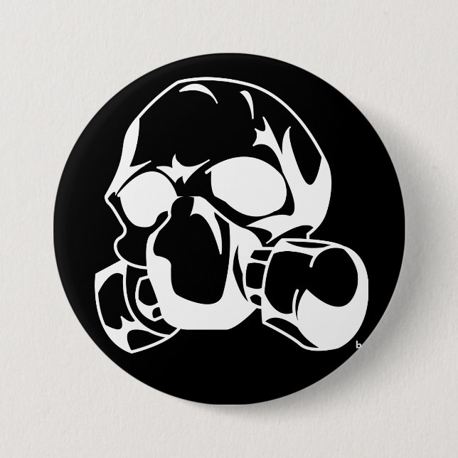 Badge Rond 7,6 Cm Gaz (Devant)