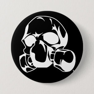 Badge Rond 7,6 Cm Gaz