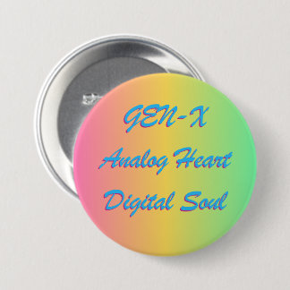 BADGE ROND 7,6 CM GEN-X