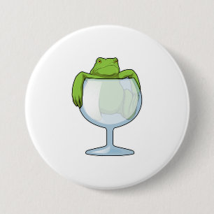 Badge Rond 7,6 Cm Glass