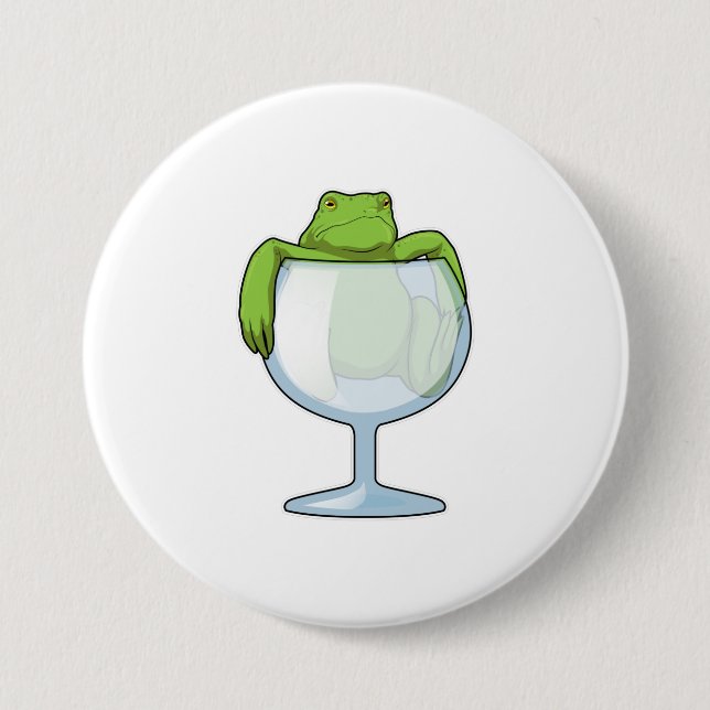 Badge Rond 7,6 Cm Glass (Devant)