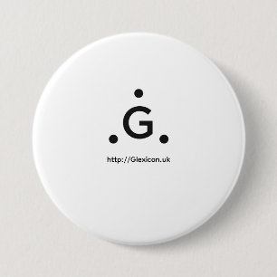 Badge Rond 7,6 Cm Glexicon Royaume-Uni
