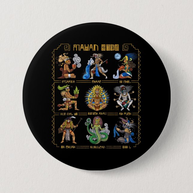 Badge Rond 7,6 Cm Gods (Devant)