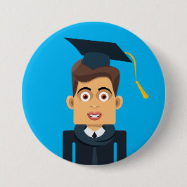 Badge Rond 7,6 Cm Graduado
