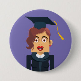 Badge Rond 7,6 Cm Graduado