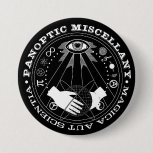 Badge Rond 7,6 Cm Grand bouton de mélange Panoptic