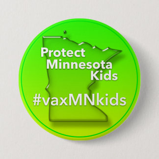 Badge Rond 7,6 Cm Grand bouton de #vaxMNkids