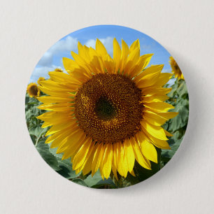 Badge Rond 7,6 Cm Grand insigne rond de tournesol