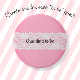 Badge Rond 7,6 Cm Grand-mère