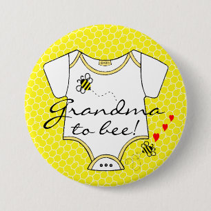 Badge Rond 7,6 Cm Grand-mère à être