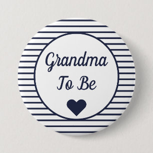 Badge Rond 7,6 Cm Grand-mère à être Baby shower