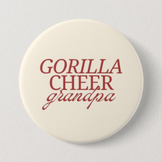Badge Rond 7,6 Cm grand-père gorilla cheer