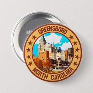Badge Rond 7,6 Cm Greensboro