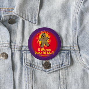 Badge Rond 7,6 Cm Guidobreadman Radial Fireball Gfx