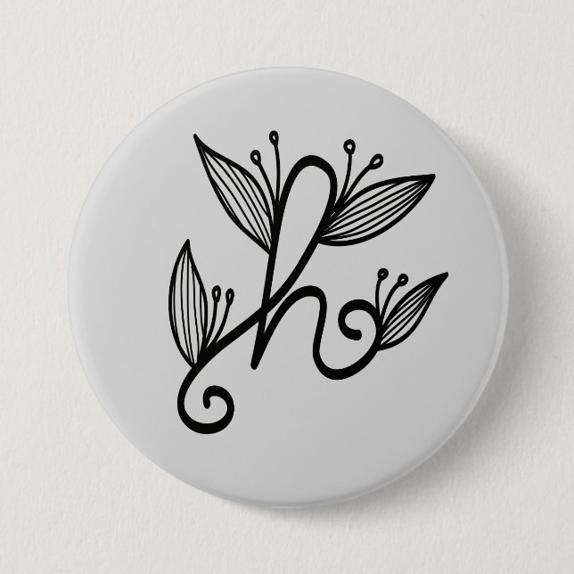 Badge Rond 7,6 Cm h manuscrit (Devant)