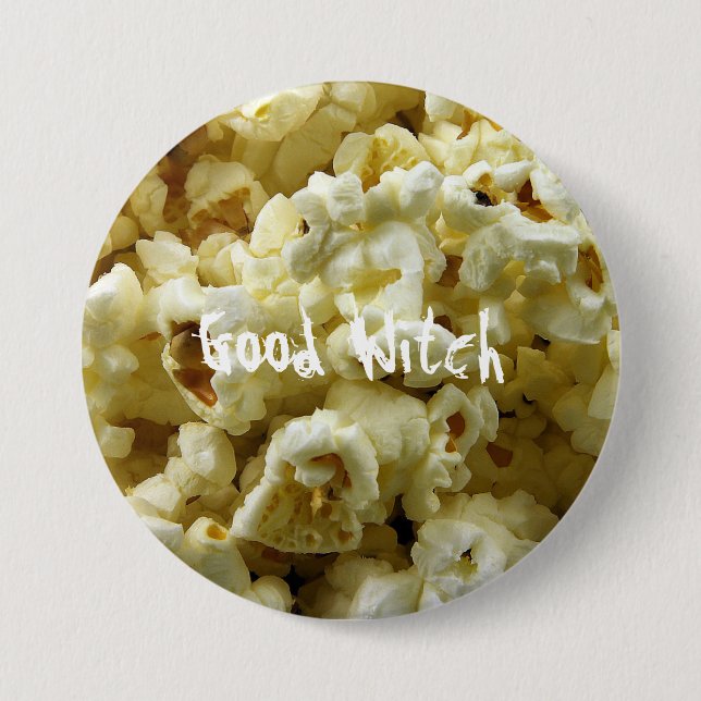 Badge Rond 7,6 Cm Halloween pop-corn (Devant)