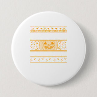 Badge Rond 7,6 Cm Happy Halloween Ugly ter Citrouilles de design