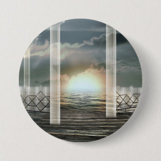 Badge Rond 7,6 Cm Hausse atomique
