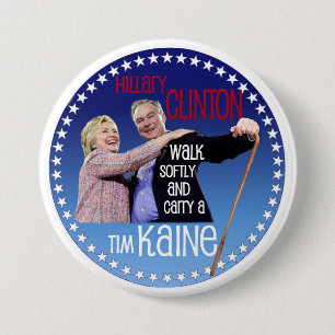 Badge Rond 7,6 Cm Hillary, promenade doucement