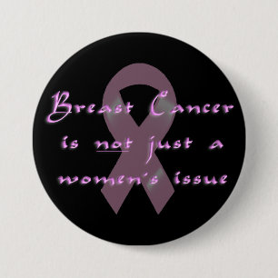 Badge Rond 7,6 Cm Hommes roses de ruban de KRW