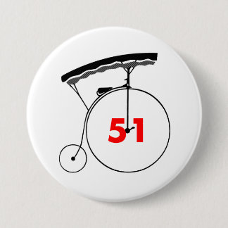 Badge Rond 7,6 Cm Horloger 51