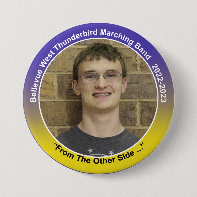 Badge Rond 7,6 Cm Horn Simon 11 (Devant)