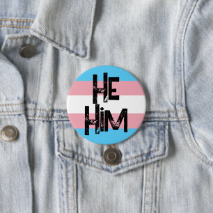 Badge Rond 7,6 Cm Il Pronounounounounounounes Bouton Trans