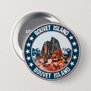 Badge Rond 7,6 Cm Île Bouvet