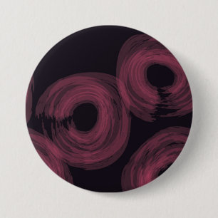 Badge Rond 7,6 Cm Illustration cool, moderne, à la mode aquarelle