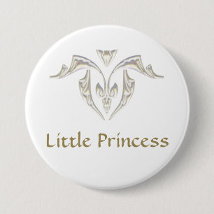Badge Rond 7,6 Cm Insigne de bouton - petite princesse
