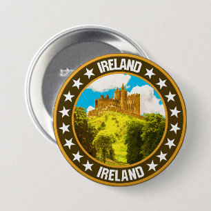Badge Rond 7,6 Cm Irlande