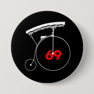 Badge Rond 7,6 Cm Jardinier 69