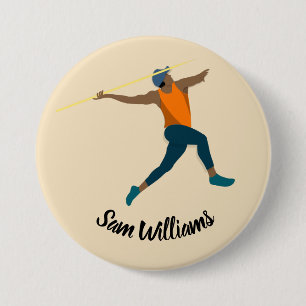 Badge Rond 7,6 Cm Javelin