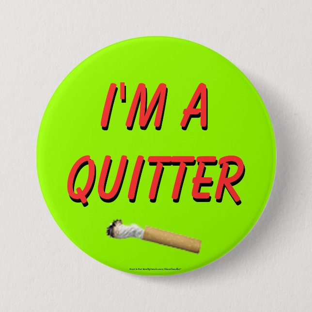 Badge Rond 7,6 Cm Je suis un renonceur (Devant)