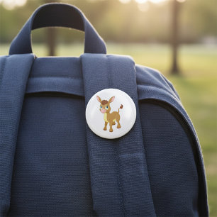 Badge Rond 7,6 Cm Jeune âne