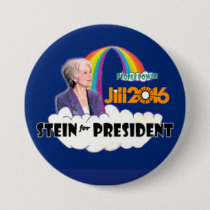 Badge Rond 7,6 Cm Jill Stein 2016 pour le président