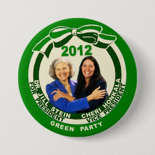 Badge Rond 7,6 Cm Jill Stein/Cheri Honkala 2012