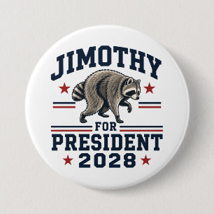 Badge Rond 7,6 Cm Jimothy président 2028
