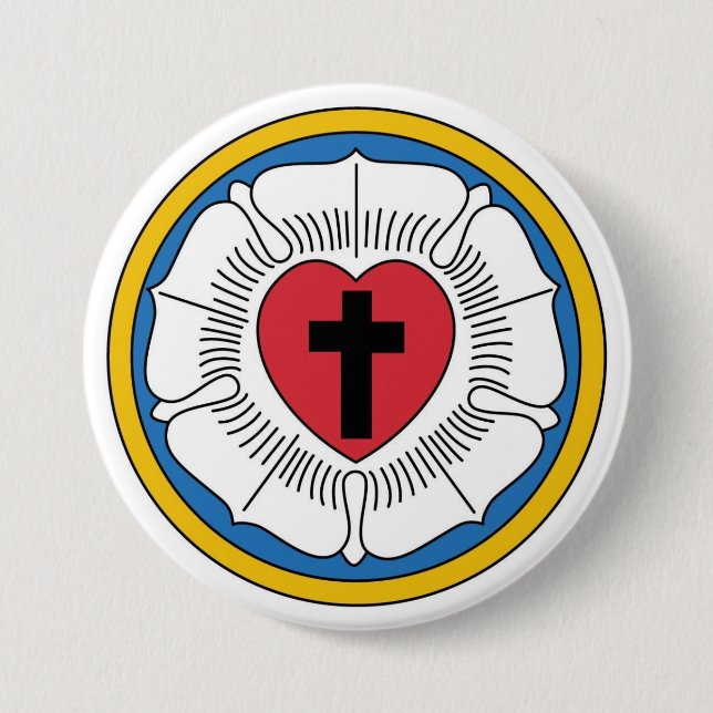 Badge Rond 7,6 Cm Joint de Martin Luther (Devant)