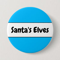 Joli Ciel Bleu Père Noël Elfes Noël Stripes