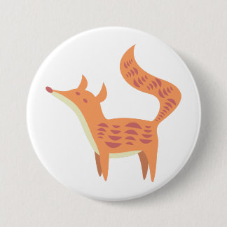 Badge Rond 7,6 Cm Joli petit renard