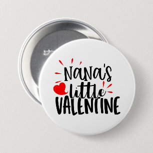 Badge Rond 7,6 Cm Jolie petite Saint-Valentin de Nana