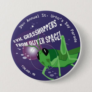 Badge Rond 7,6 Cm Jour 2009 de St Urho