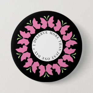 Badge Rond 7,6 Cm Journée internationale de la femme
